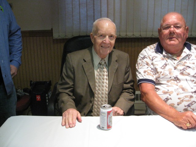 Bob Thompson 50 yrs of Service Dinner - Bob Thompson and Bill Thomas