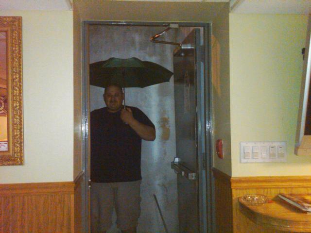 It's raining