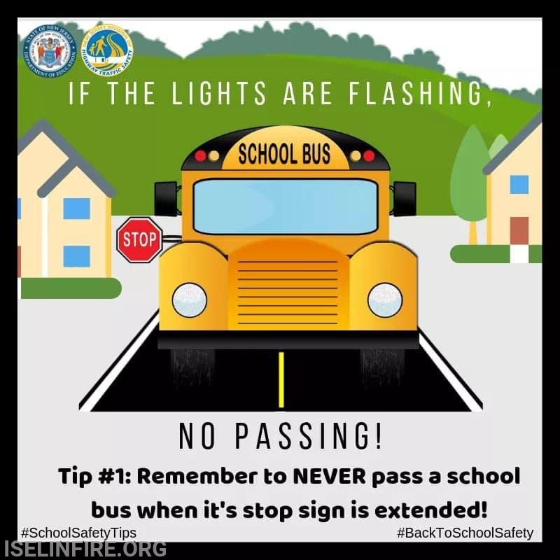 Schools open drive carefully iselin fire department